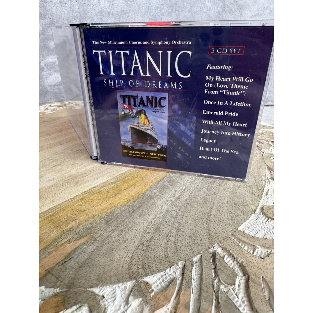 Titanic Ship of Dreams Set New Millennium Chorus‎ Symphony Orchestra DRC3-2200